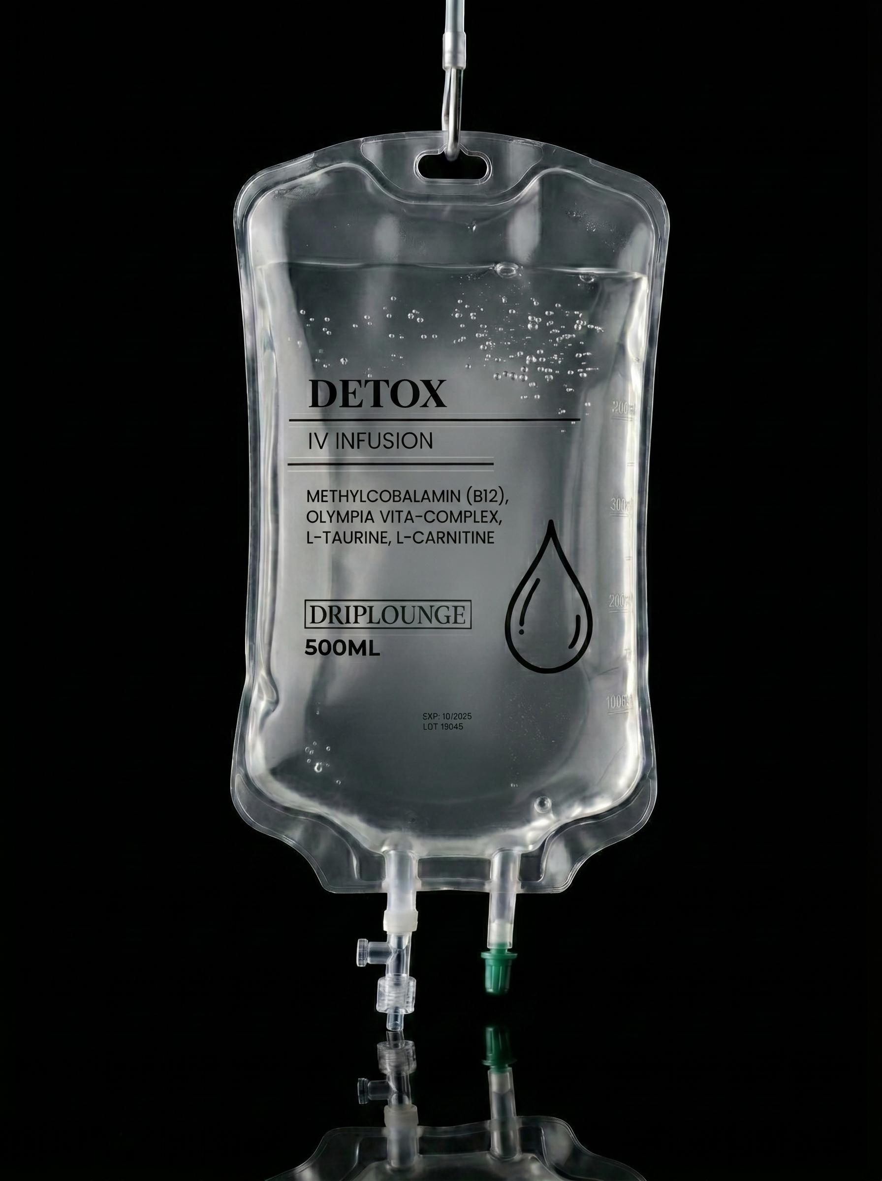 Detox IV infusion bag