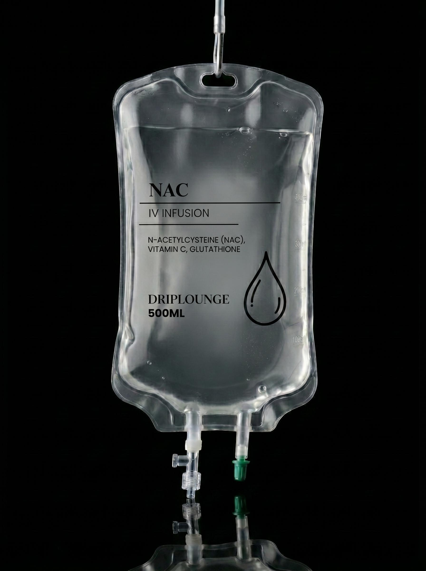 NAC IV infusion bag